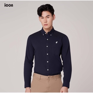 icon (ไอคอน) เสื้อเชิ้ต แขนยาว ผ้าคอตตอนออกฟอร์ด สมาร์ทฟิต (มีให้เลือก 4 สี) -  IAR7033