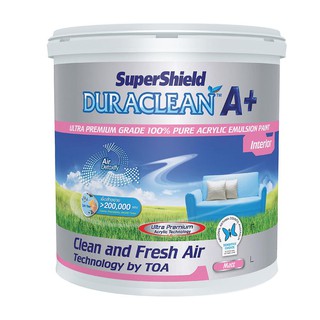 สีน้ำทาภายใน TOA SUPERSHIELD DURACLEAN A+ Base C ด้าน 1 แกลลอน