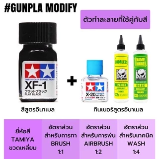 TAMIYA X7 X8 X9 สีสูตรน้ำมัน Enamel 10 ml