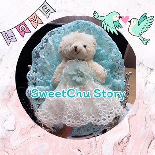 กระจกตั้งโต๊ะ Teddy Bear🧸Handmade