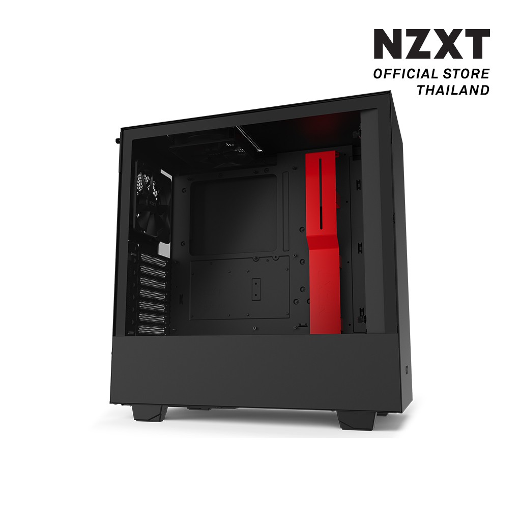 NZXT CASE H510 RED Tempered Glass