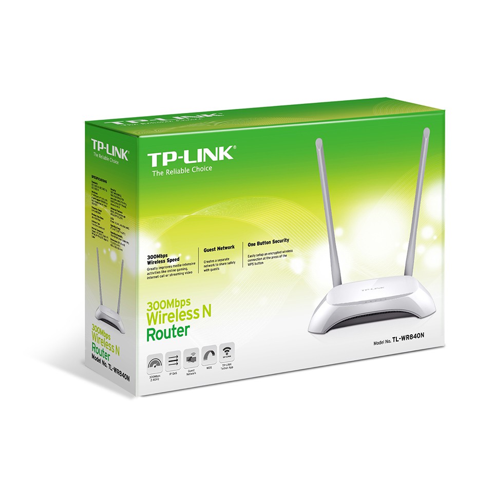 เราเตอร์ไร้สาย TP LINK TL WR 840N