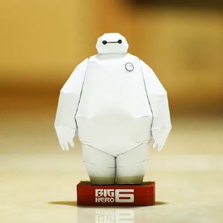 Diy Papercraft Big Hero 6 Baymax Papermodel 3 D จิ๊กซอว์ของเล่นสําหรับเด็ก / ผู้ใหญ่