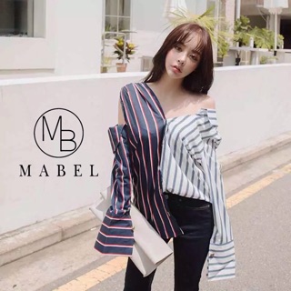 M A B E L : : เสื้อเชิ้ตลายริ้วงานชิค