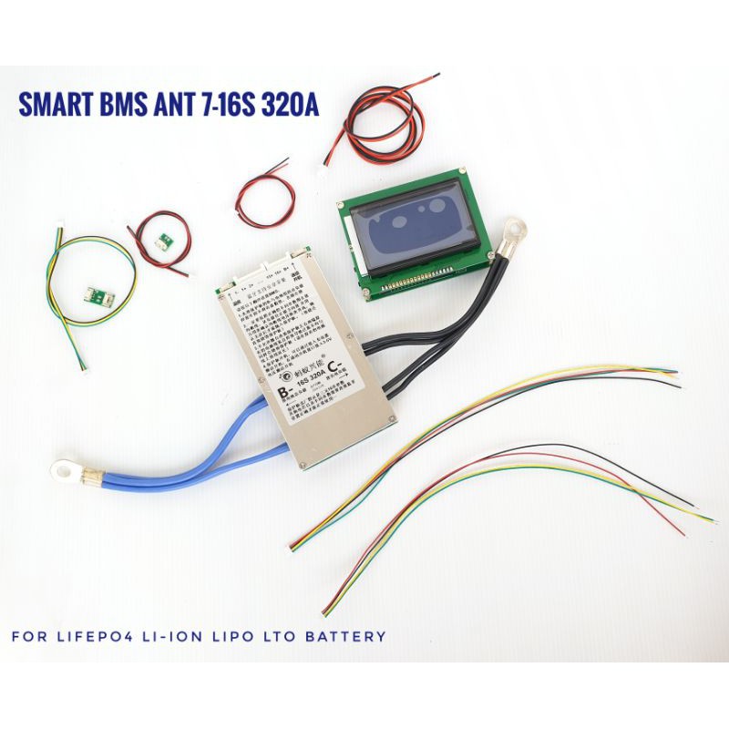 ANT SMART BMS 7-16S 320A [มีจอ] for Lifepo4 li-ion Lipo LTO NMC Battery [ส่งภายใน 24ชม.]
