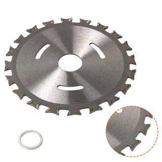 ใบเลื่อยวงเดือน ใบตัดไม้ ขนาด 4" ฟันคู่ 4" Arbor Hole Diam,Dry Cut Saw Blade
