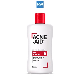 Acne-Aid Liquid Cleanser Oil Control 100 ml. - แอคเน่ เอด ลิควิด เครนเซอร์ (สีแดง) ผลิตภัณฑ์ทำความสะอาดผิวหน้าและผิวกาย สำหรับผิวมัน เป็นสิวง่าย