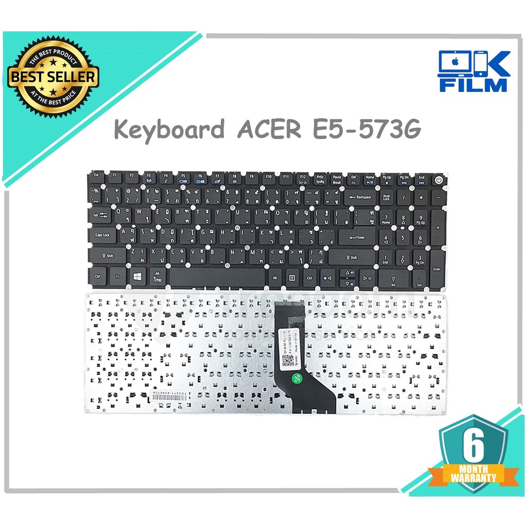 KEYBOARD ACER คีย์บอร์ด ACER Aspire E5-573 573G 573T 573TG V3-574 E5-553 V3-574G V3-575 V3-575G