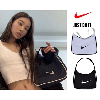 สต็อกเพียงพอi! NIKE_Shoulder Bag Messenger Bag Korea Handbag IKEA Bag