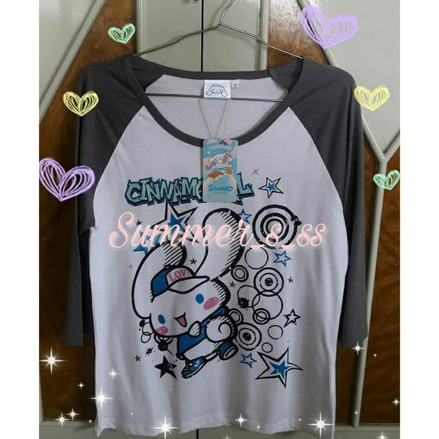 (ของแท้พร้อมส่ง) *มือหนึ่ง* เสื้อ ชินนาม่อน cinnamoroll Sanrio ชินนามอน ชินนาม่อนโรล