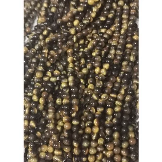 หินธรรมชาติหินแท้ lucky stone, tiger eye stone ยาว 4mm6mm8mm10mm12mm14mm16mm,