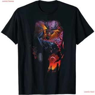 New Batman Batman &amp; Robin #1 T-Shirt แบทแมน เสื้อยืดผู้ชาย ดพิมพ์ลาย เสื้อยืดผ้าฝ้าย คอกลม ความนิยม sale