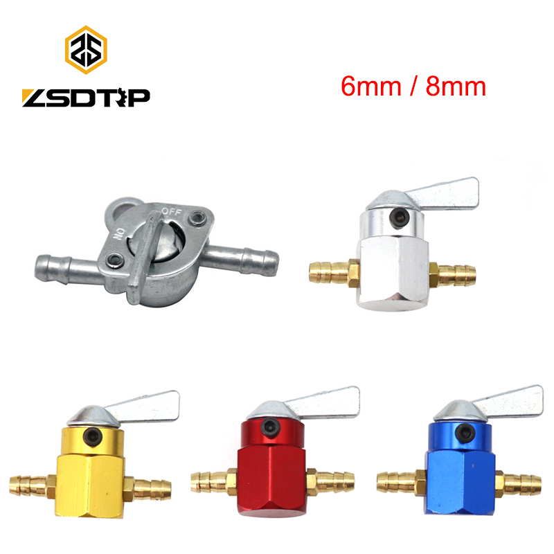การใช้ Petrol Tank Switch Tap Petcock วาล์วเบนซินสองปลายเปิด/ปิดสําหรับรถจักรยานยนต์ข้ามประเทศ ATV Moped