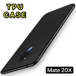 TPU CASE หัวเว่ย Huawei Mate 20X  เคสซิลิโคน เคสนิ่ม สวยและบางมาก เคสสีดํา หัวเว่ย Mate20X  [ส่งจากไทย]