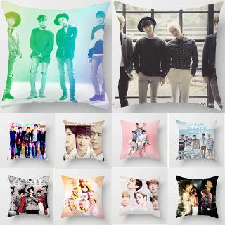 ปลอกหมอนโพลีอีสเตอร์ทรงสี่เหลี่ยมพิมพ์ลาย kpop shinee