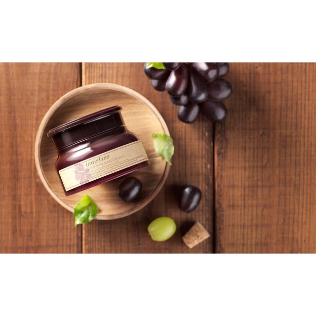 (ของแท้!!)Innisfree Wine jelly sleeping pack 80ML. Shopee Thailand