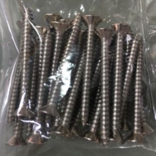 สรูเกลียวปล่อย 1/2" 3/4" 1" 1-1/2" 2" หัวแบน บรรจุถุง