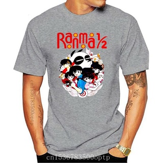 คอลูกเรือเสื้อยืดคอกลม[พร้อมส่ง] เสื้อยืด พิมพ์ลายอนิเมะ ranma 1/2 2022est ของขวัญ สําหรับผู้ชายผ้าฝ้ายแท้