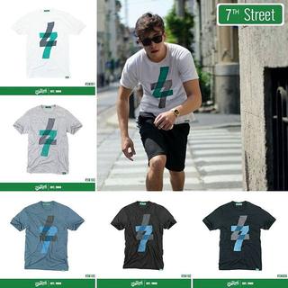 เสื้อยืดแขนสั้น 7th Street รุ่นเลข 7