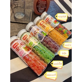 เยลลี่รสผลไม้​ Jelly แบบกระปุก/200g นุ่ม​ นิ่ม​ หนึบ​ หนับ​ เคี้ยวอร่อย​ เคี้ยวเพลิน​ มีวิตามินสูง​ มีหลายรสชาติ🍓🍏🍇🥭