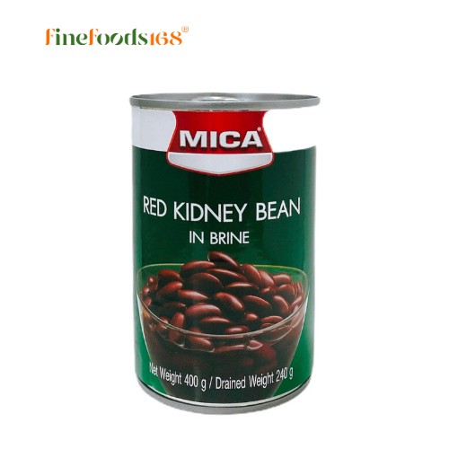 ไมก้า ถั่วแดงคิดนี่ในน้ำเกลือ 400 กรัม Mica Red Kidney Beans 400 g.