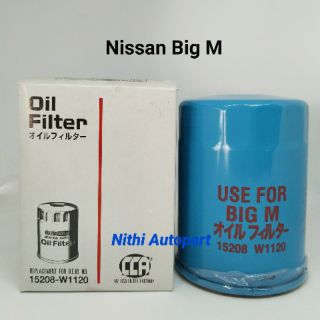 กรองน้ำมันเครื่อง Nissan Big M นิสสัน บิ๊กเอ็ม BD25 TD25 TD27 ไม่เทอร์โบ  15208-W1120