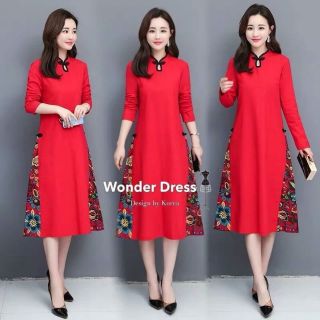 กี่เพ้า เดรสยาว เดรสจีน เดรสใส่ตรุษจีนค่ะ งาน Wonder Dress