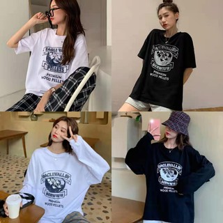 (ราคาถูกที่สุด)เสื้อยืดคอกลมเกาหลีใหม่ล่าสุด，รูปแบบที่นิยมและสวยงาม，2 สี，M-2XL