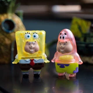 gachabox SpongeBob SquarePants Chubbi Chunk Clear version by Unbox Industries - ของแท้ ฟิกเกอร์