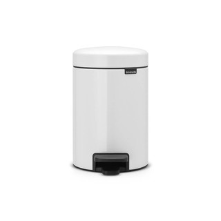 Brabantiaถังขยะสแตนเลสแบบเหยียบรุ่น Brabantia Pedal Bin 3 L. New Icon - สีขาว