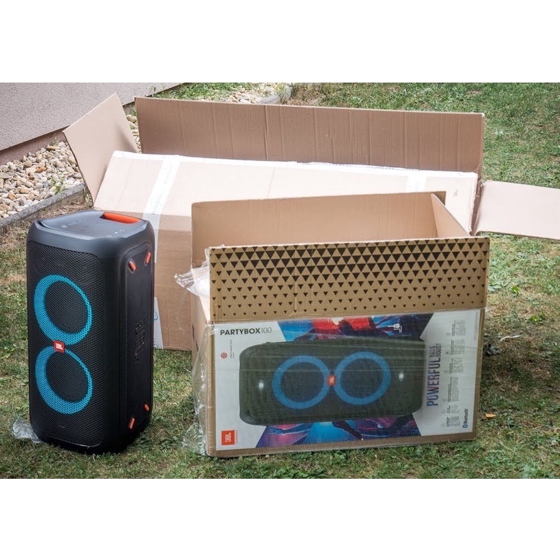 JBL PartyBox 100 Powerful Portable Bluetooth Party Speaker with Dynamic ...