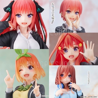 Lot JP🇯🇵 Taito The Quintessential Quintuplets Coreful Figure Nakano Nino Yotsuba Ichika School Uniform ver แฝด 5