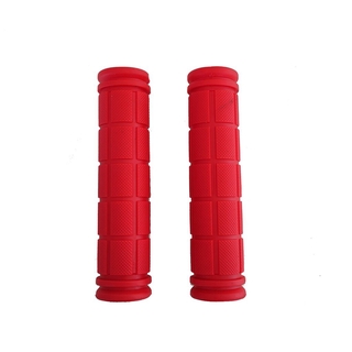 ปลอกแฮนด์จับจักรยาน Bicycle Handle Grip Soft Rubber 120Lx22.5mm (1 Pair)