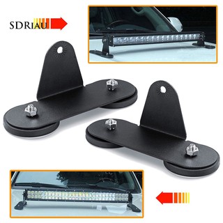 ฐานวางไฟ LED ติดหลังคารถยนต์ มีแม่เหล็ก สำหรับรถ SUV 2 ชิ้น