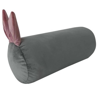 หมอนกอด H&amp;L STYLE BUNNY 7x16 นิ้ว สีเทา หมอนอิงและเบาะ CUSHION H&amp;L STYLE BUNNY 7X16" GRAY