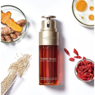 Clarins Gold Double Essence Revitalizing เซรั่มให้ความชุ่มชื้น