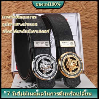 [ส่วนลดของแท้] เข็มขัดผู้ชาย Versace เข็มขัดแบรนด์หนังผู้ชาย เข็มขัดผู้ชายแฟชั่นเกาหลี เข็มขัดลำลอง เข็มขัดธุรกิจ