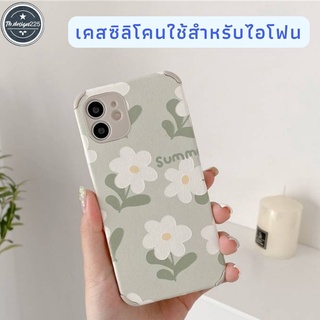 -พร้อมส่งในไทย-เคสซิลิโคนลายดอกไม้วินเทจ TPU นิ่ม ใช้สำหรับIPทุกรุ่น #234