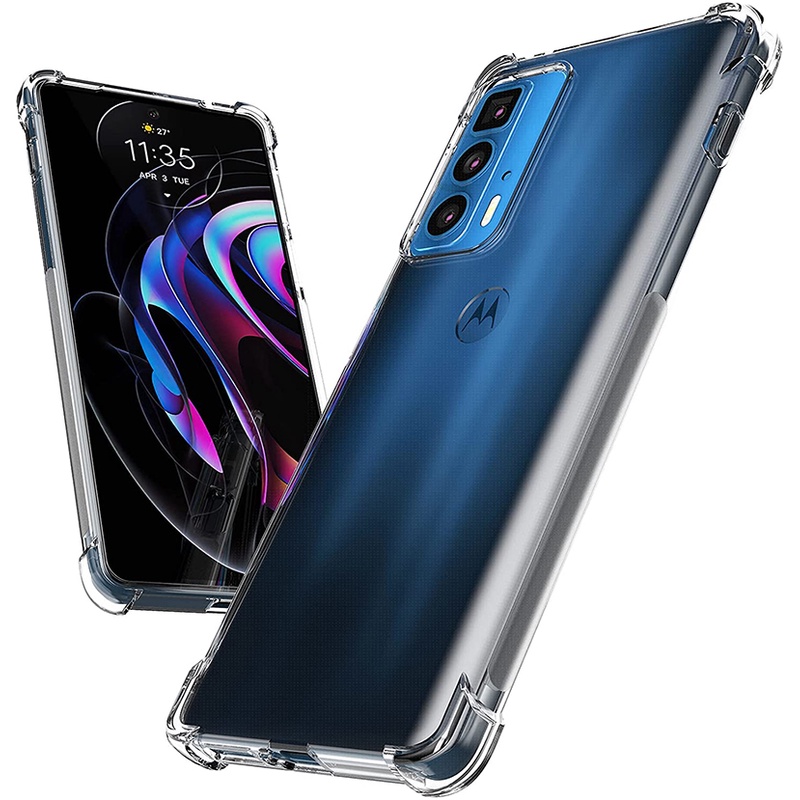 Motorola Edge 20 Pro / 20 Lite / 20 Fusion / 30 Pro Soft เคสกันกระแทก Crystal Clear Gel TPU Shock-Absorption Cover