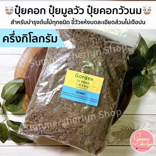 พร้อมส่ง🐮ปุ๋ยคอก ปุ๋ยมูลวัว ปุ๋ยขี้วัว ครึ่งกิโลกรัม สำหรับบำรุงต้นไม้ทุกชนิด ขี้วัวแห้งบดละเอียดล้วนไม่เจือปน