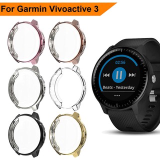 เคส Garmin Vivoactive 3 เคสสีซิลิโคน Vivoactive 3 Case Soft TPU Ultra-thin Cover