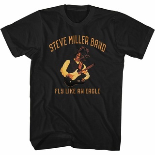 ผ้าฝ้ายคอกลมเสื้อยืด พิมพ์ลาย Steve Miller Band Eagle หลากสีสัน คุณภาพสูง สําหรับผู้หญิงfrom S-4XL