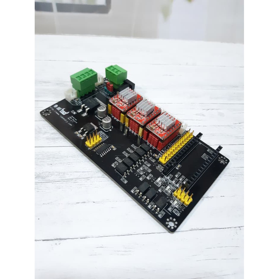 Nano CNC Shield Ver 2.7 + 3 ไดรเวอร์ A4988 CNC Laser Cut Engrave Arduino