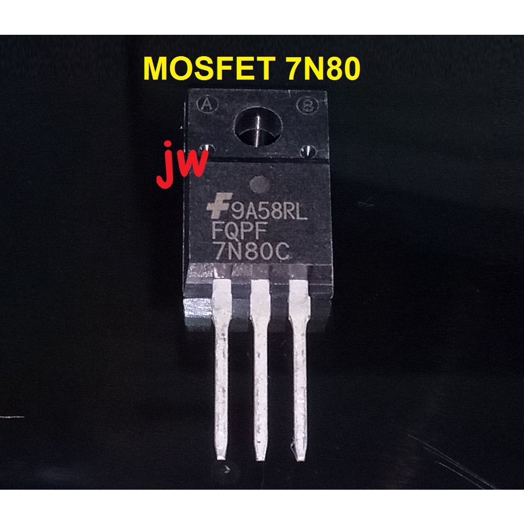FQPF7N80C SVF7N80 FQPF7N80 7N80 6.6A 800V N-Ch MOSFET TO-220F