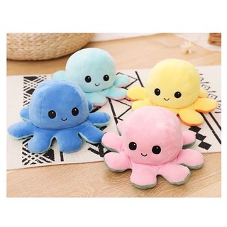 ตุ๊กตาปลาหมึก Reversible Flip octopus ตุ๊กตา ของเล่น ของขวัญเด็ก พลิกกลับด้านปลาหมึก ตุ๊กตาสัตว์น่ารัก