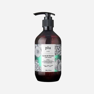 เจลอาบน้ำ Plu SCRUB WASH LIME GRAPE 300 ml.