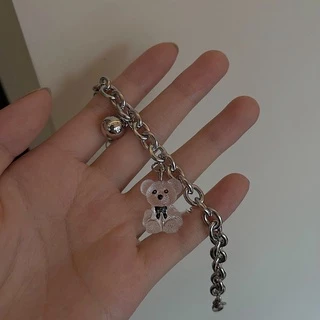 สร้อยข้อมือโซ่สลับไข่มุกจี้รูปภาพ กำไลไข่มุก สร้อยข้อมือไข่มุก สร้อยทอง เครื่องประดับ สร้อย แฟชั่นผู้หญิงเกาหลีA09-01-11