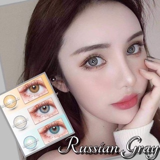 (COD&amp;พร้อมส่ง)Freshlady คอนแทคเลนส์สี ค่าสายตา 0.00 -8.00 RUSSIAN 2 ชิ้น 1 คู่