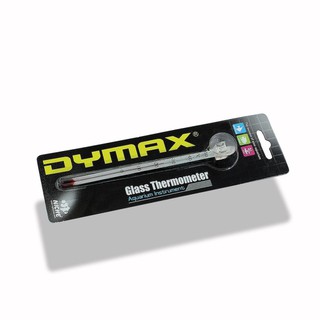 Dymax ปรอทวัดอุณหภูมิน้ำสำหรับตู้ปลา Glass Thermometer 15 ซม.