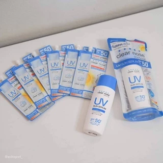 (กล่องX6ซอง) Clear Nose เคลียร์โนส กันแดดบูสเตอร์ UV Sun Serum (SPF50+ PA++++)